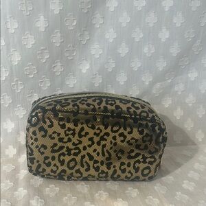 Juicy Couture Leopard Print Cosmetic Bag